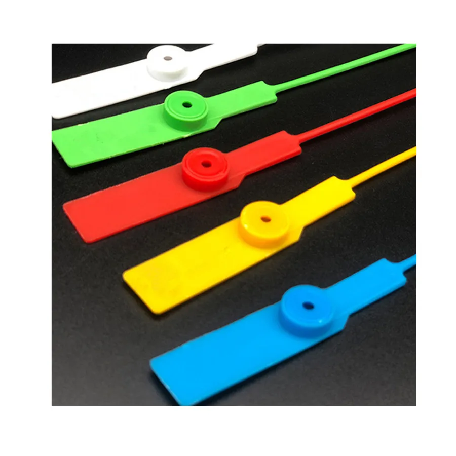 Safety Garment Hang Tags Shoes Security Label Fire Extinguisher Security Tie Shoe Zip Disposable plastic seal