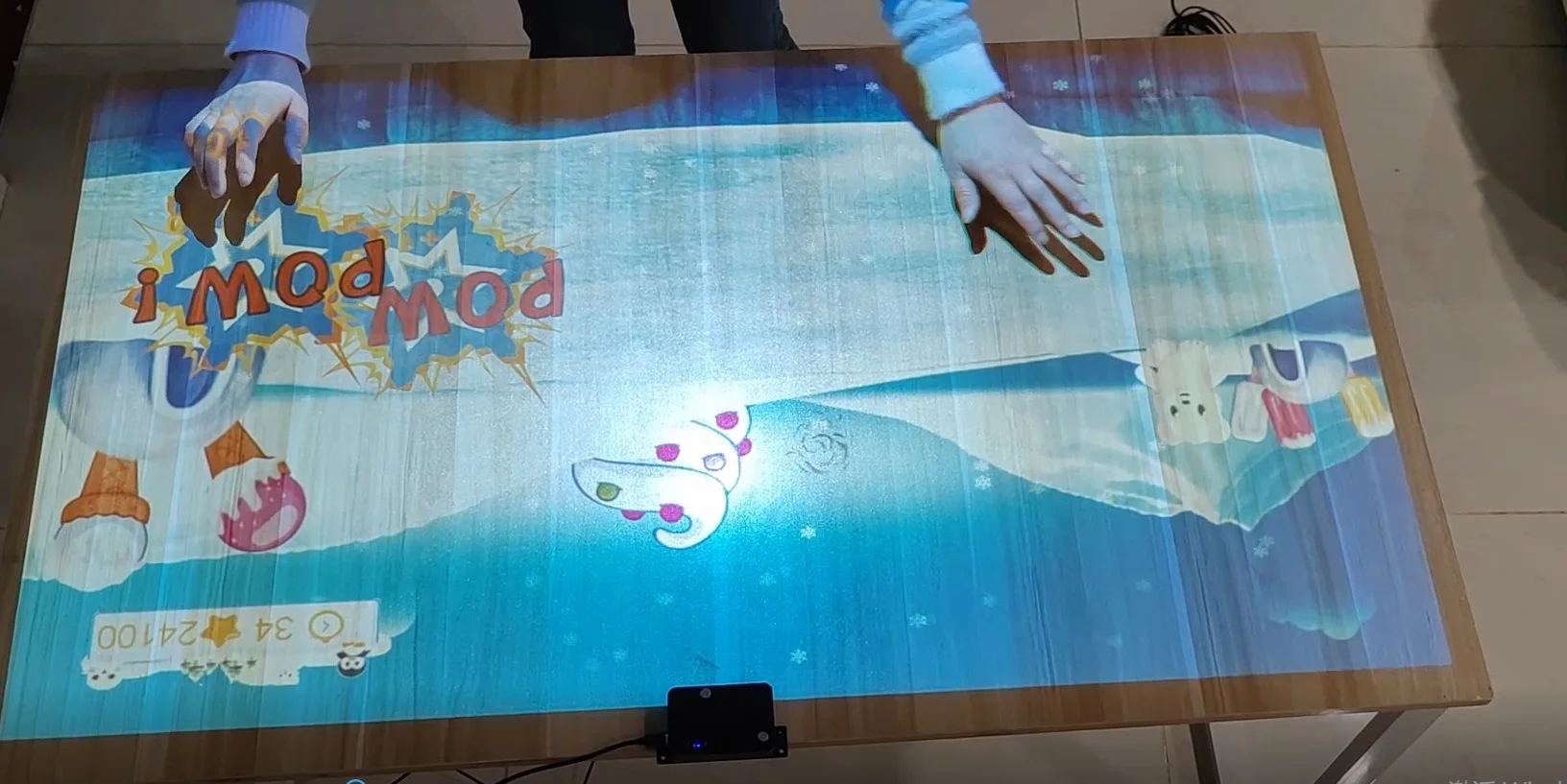 Attractive eyeballs table interactive game system for restaurant table menu touch device Portable Interactive Whiteboards