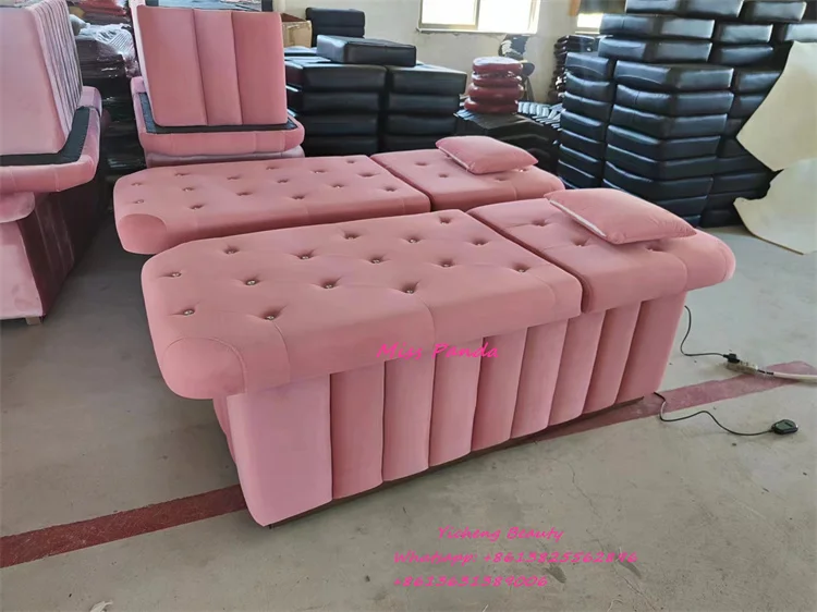 Yicheng beauty Hot Adjustable Salon Massage table Facial Beauty bed Spa Beauty Salon Lash Facial Massage from China