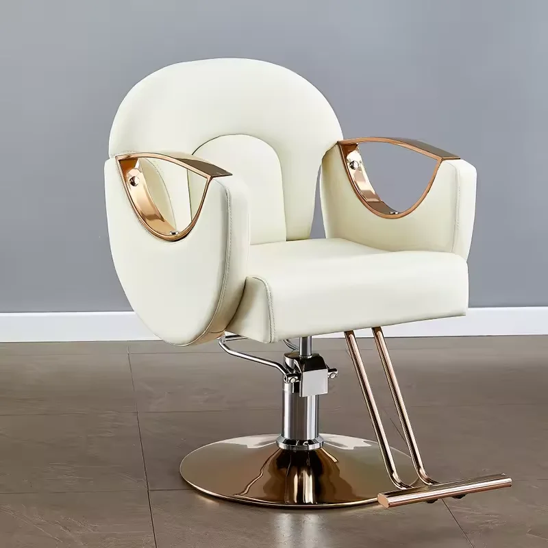 SW Professional Barber Chair for Hair Salon Spa Pink Make-Up Chair PU Material Beauty Salon Shop Equipment Toy Barber Chair