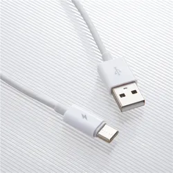 Factory wholesale white high speed simultaneously data transmission charging micro 8 pin type c usb cable