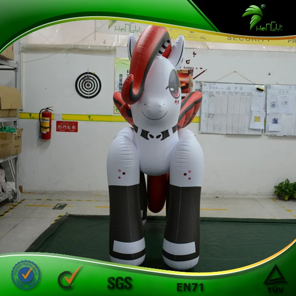 Inflatable Giant Horse Riding 3D Cartoon Animal PVC Inflatables Horse Racing Toy