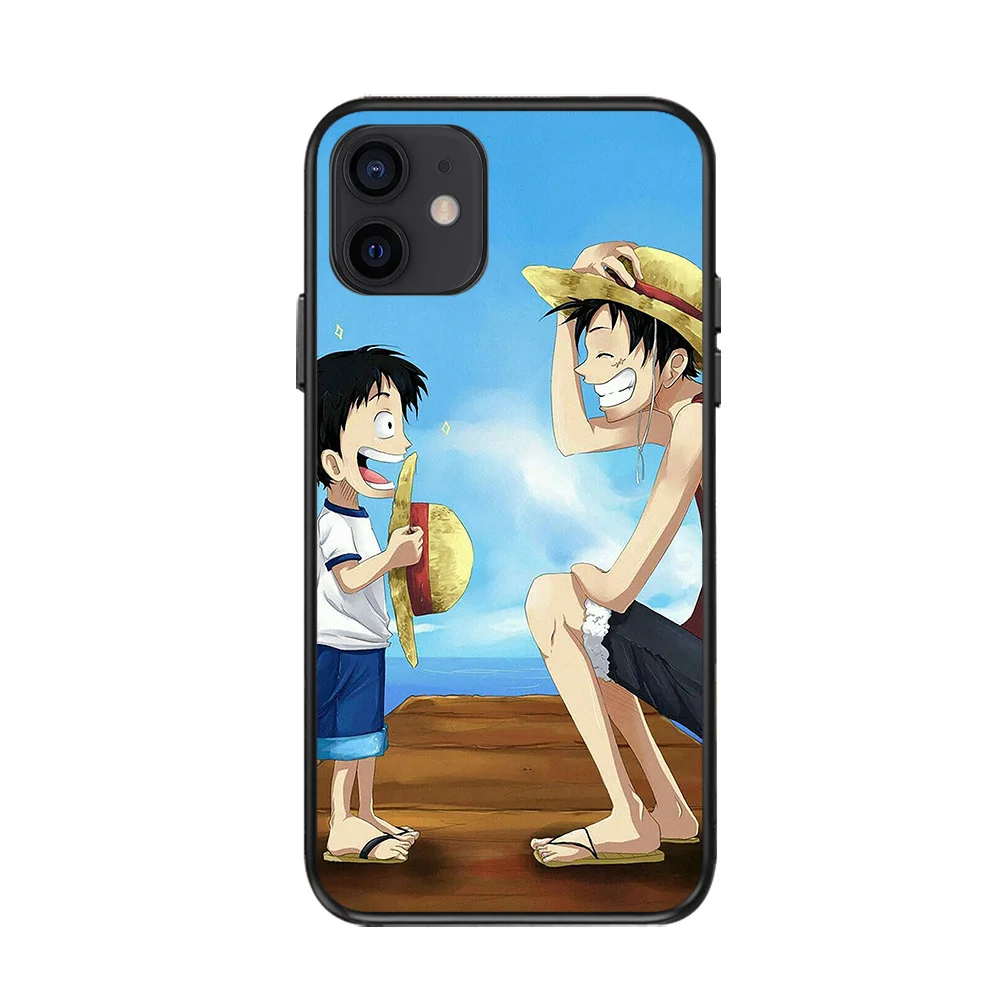 Japanese anime  Dragon Ball  One Piece Cartoon Cool Ninja Phone Cases For iPhone 14 13 12 Pro Max 12 Mini