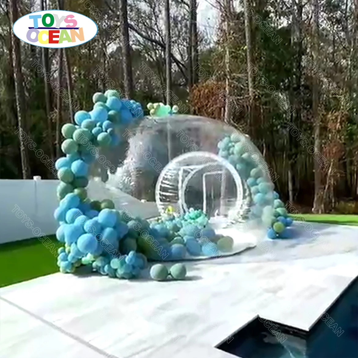 Advertising inflatable outdoor tent camping tent transparent inflatable bubble house balloon dome