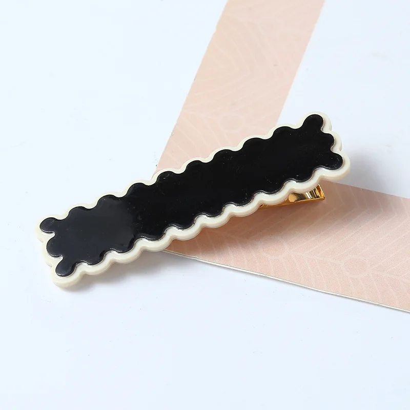 Fashion Cute Sweet Styling Makeup Pretty Lovely Smile Face Heart Alligator Makeup Hair Clips Custom LOGO