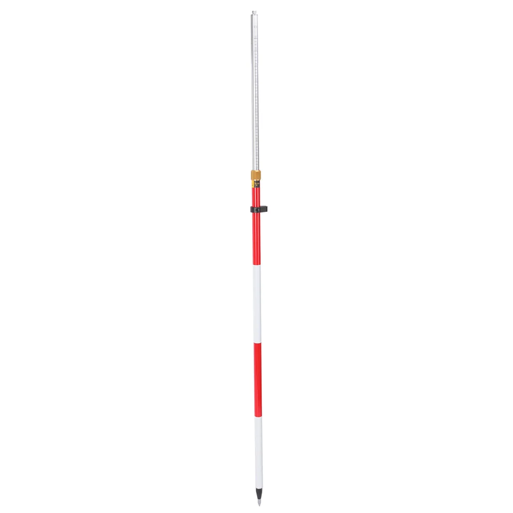 2.6M Red/White Prism Pole with Compression Lock