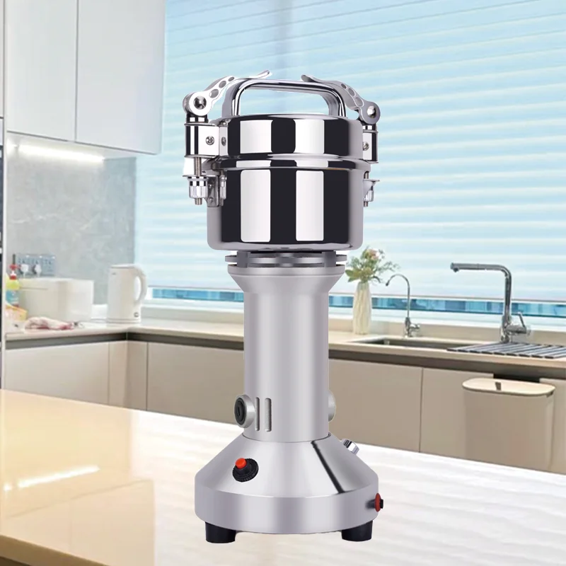 Commercial Safety Electric Dry Food grinder Grain Mill Coffee Grinder Spice Grinding Machine Flour Cereals grinder