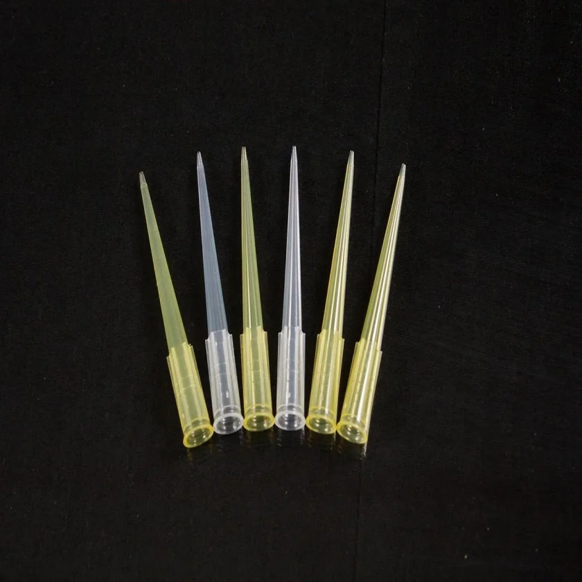Lab Supplies consumables Micro  white 200ul Filter sterile plastic pipette tip for Finland Gilson pipette 6*50mm