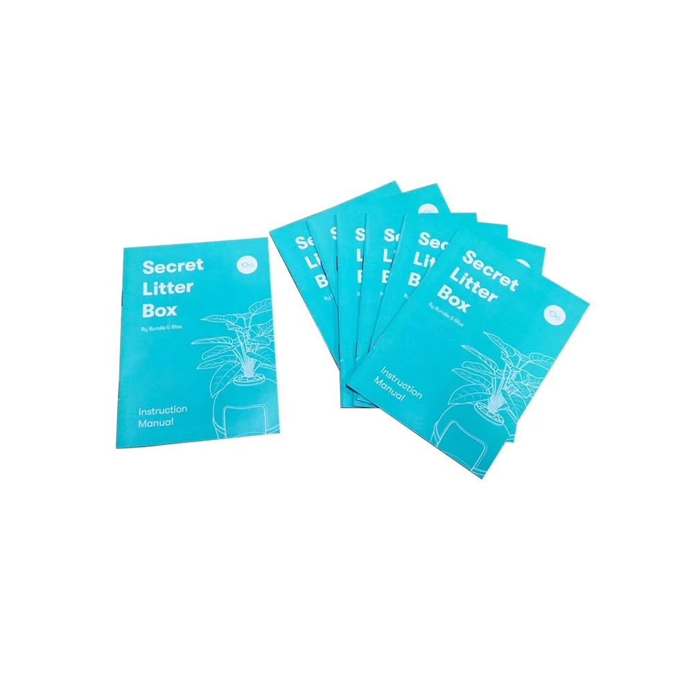 Индивидуальная маленькая офсетная бумажная мини-буклет с цветной печатью