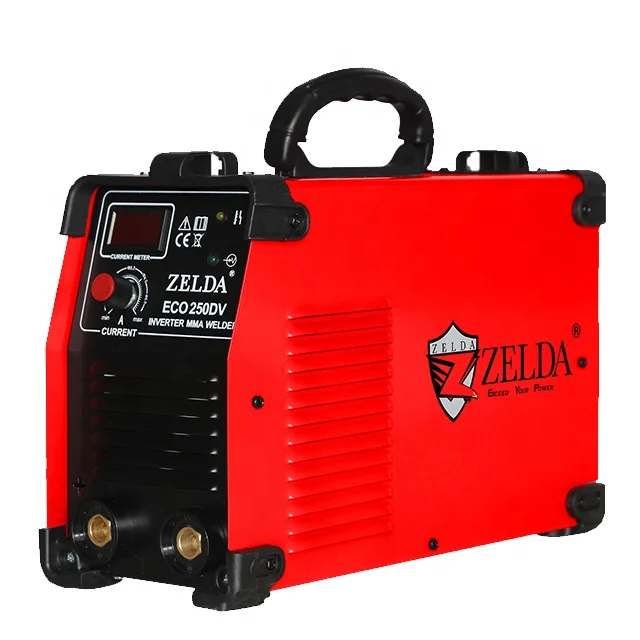 Portable Economic 250a Double Voltage 110v 220v Arc Welders for Home Use Carton Packing DC MOTOR Provided Red INVERTER ZELDA 28