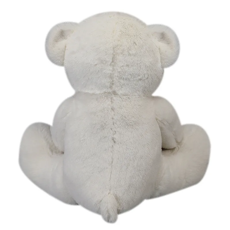 High quality stuffed animal pp cotton pink white gift giant love heart teddy bear plush doll