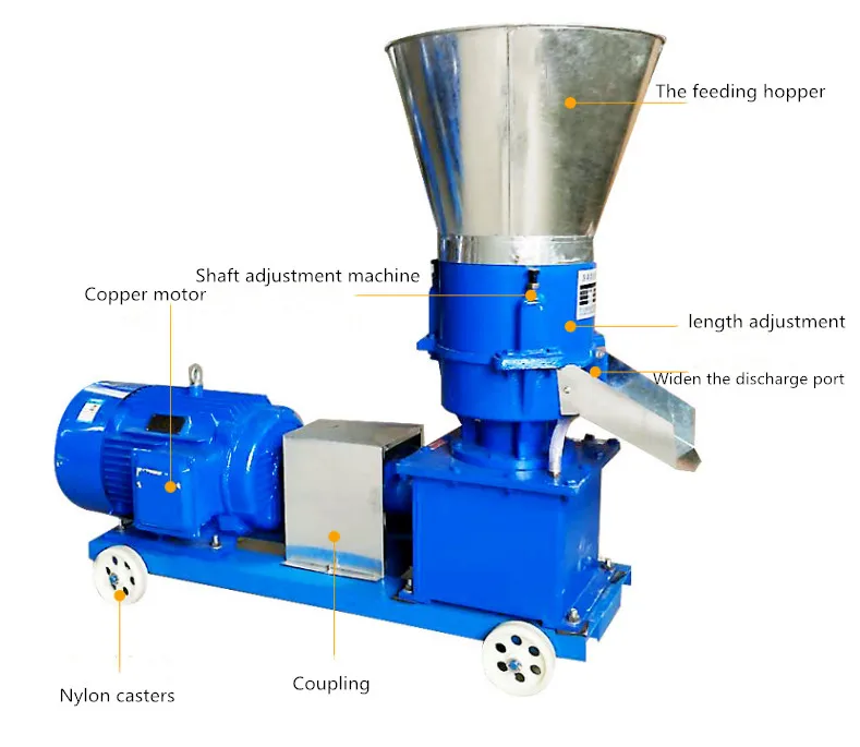 Competitive price birds fish turtles  chicken cow ducks goose feed pellet machine