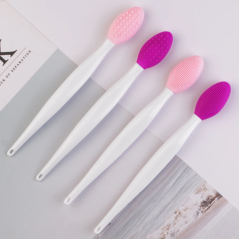 Silicone Nose Cleansing Brush Blackhead Remover Facial Kit for Women Lip Scrubber
