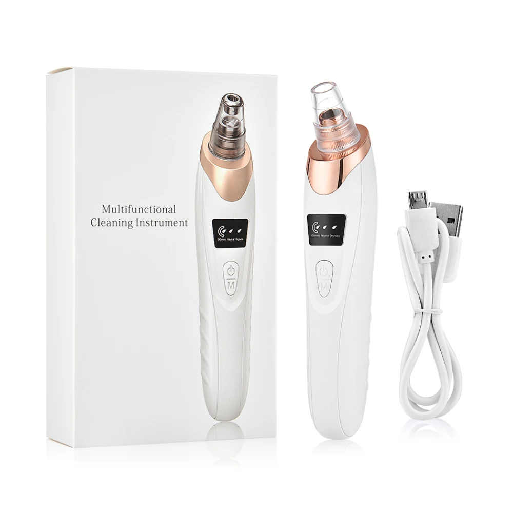 Popular Products 2024 Trending Usb Rechargeable Electric Facial Extractor Acne Blackhead Remover Pore Cleaner Vacuum Device