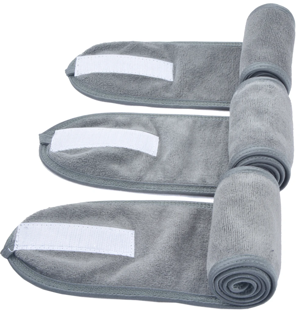 Custom Private Label Microfibre Skincare Hair Band Head Band For Washing Face