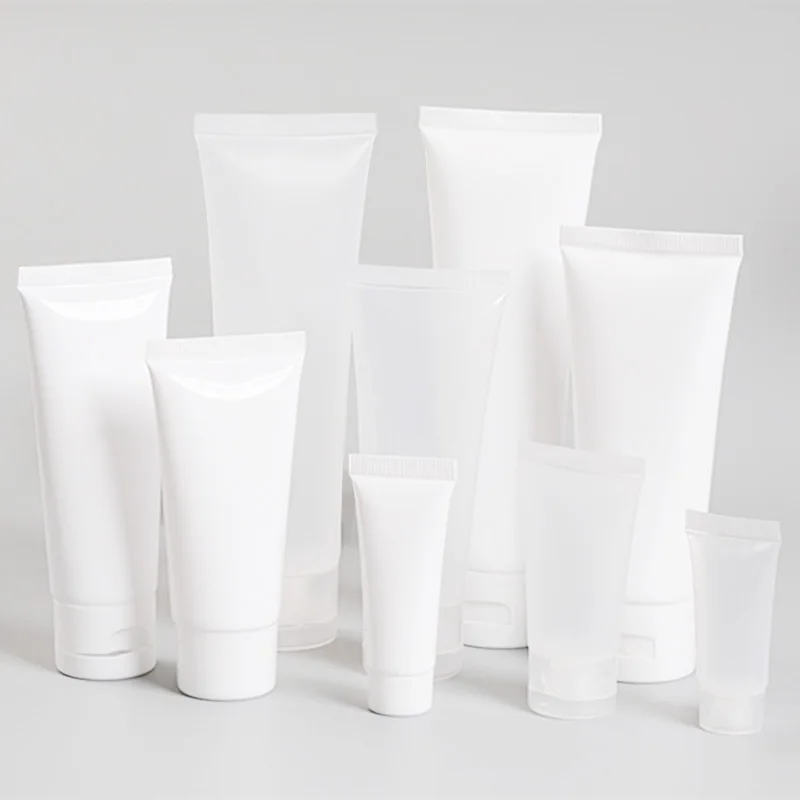 5ml 10ml 20ml 50ml 100ml 150ml Clear Plastic Soft Tube For BB Cream Body Hand Cosmetic Cream Soft Tube packing