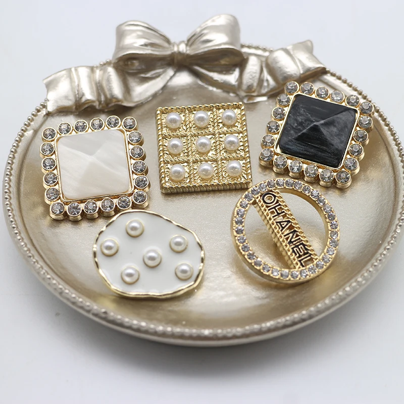 Factory direct sale jacket placket coat cuff clothes suit high-grade Zinc Alloy oil button garment & processing accessories