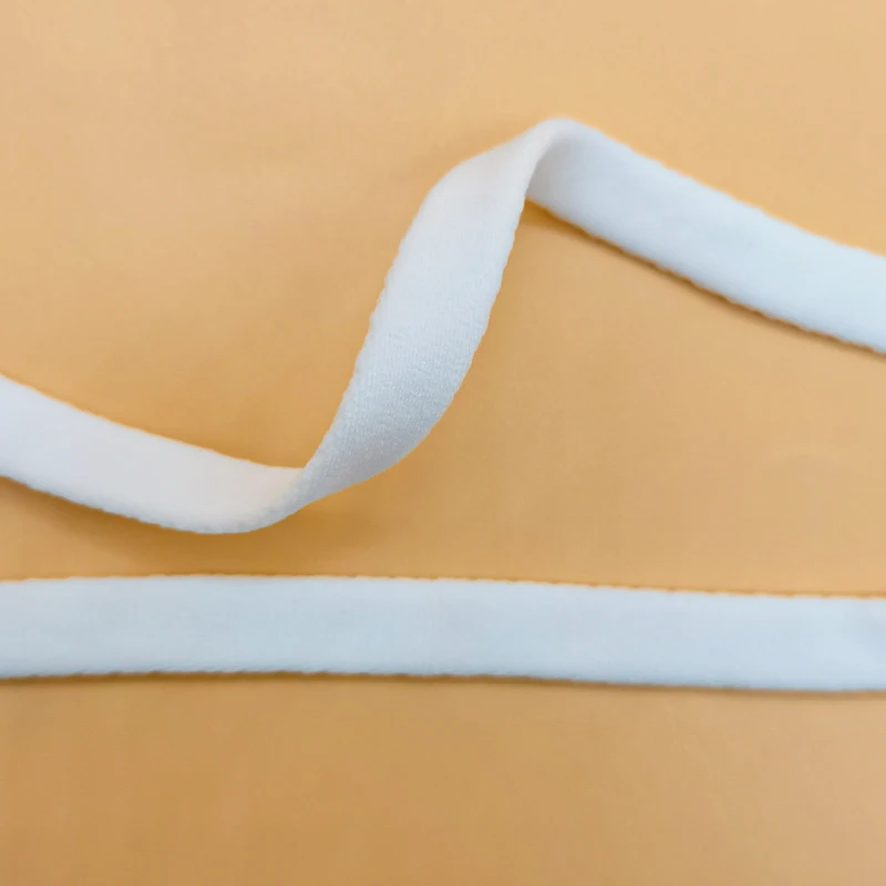 Guangdong Manufacturer 3/8 Ultra Soft Bra Wire Casing Elastic for Underwire Tear-resistance Webbing Band Underwear Accessory OEM