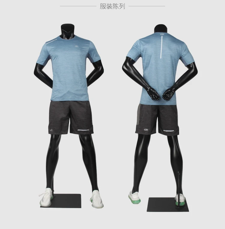 popular designed sporting life like standing headless sport female mannequin muscular woman model hands on back