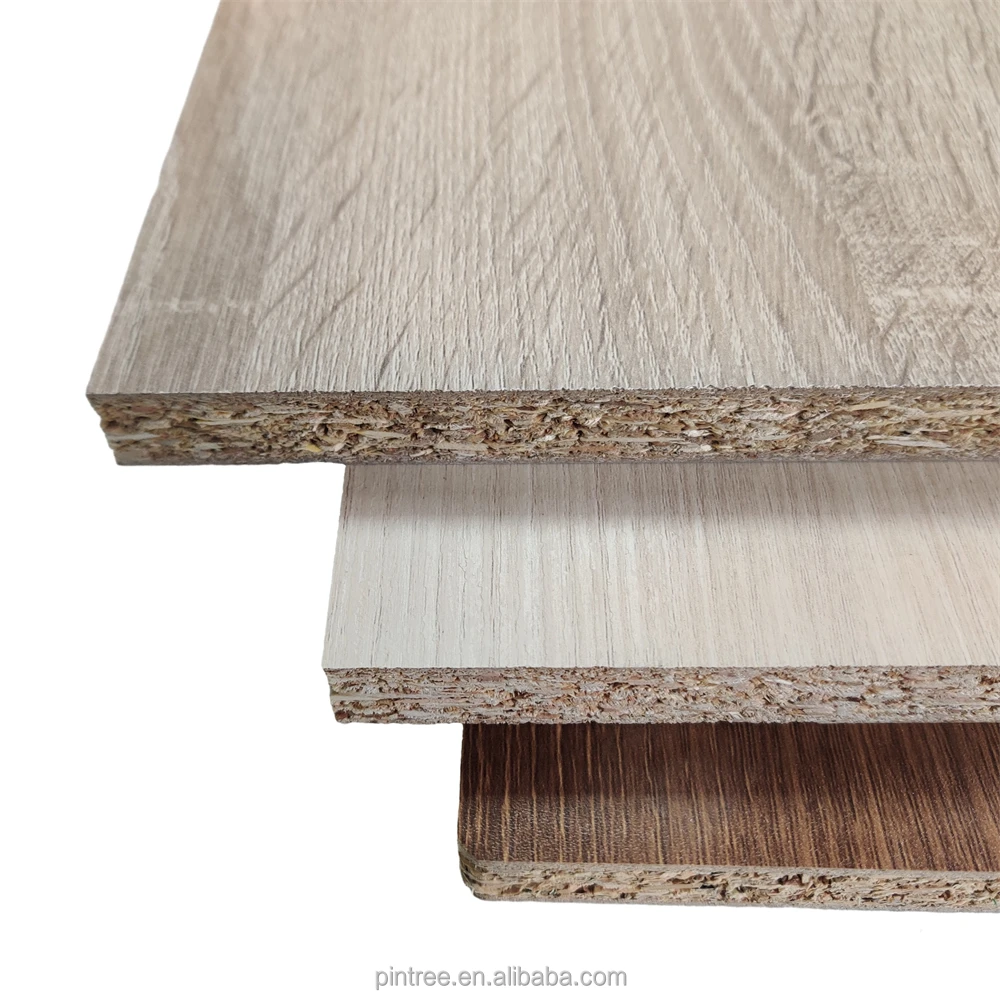 18mm particle board with melamine faced flakeboards 7*9 melamine chipboard sheet