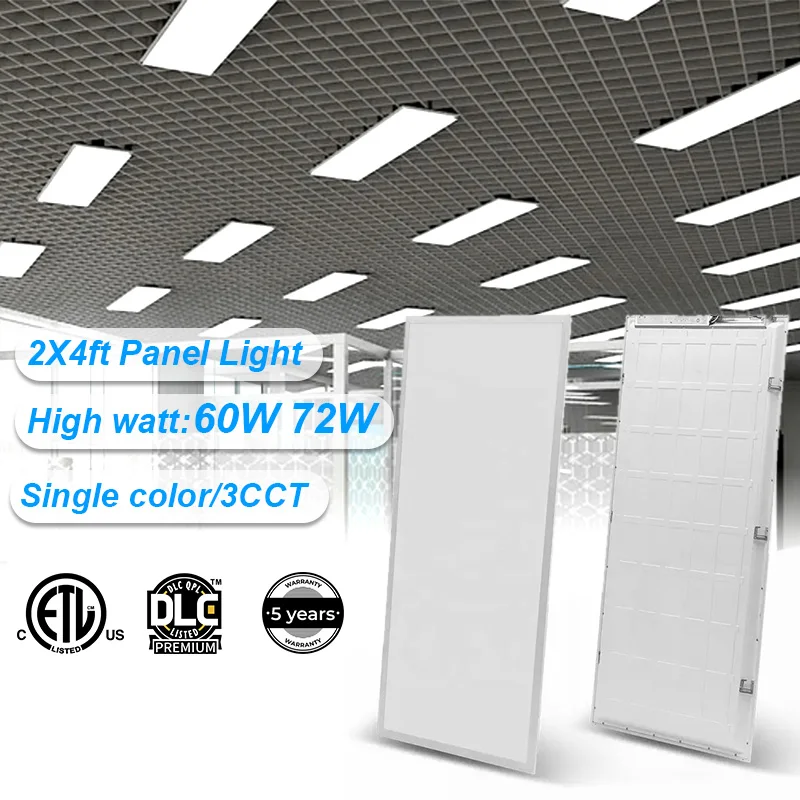 Dimmable Office lighting High Brightness ETL FCC DLC Approval 60x60 cct led ceiling panels lamp 2x2 2x4 Back lit led panel Light