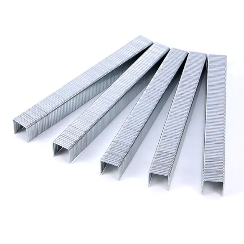 Hot Selling 21ga Galvanized 80 Series Staples Grapas 8004 8006 8008 8010 8012 8014 8016