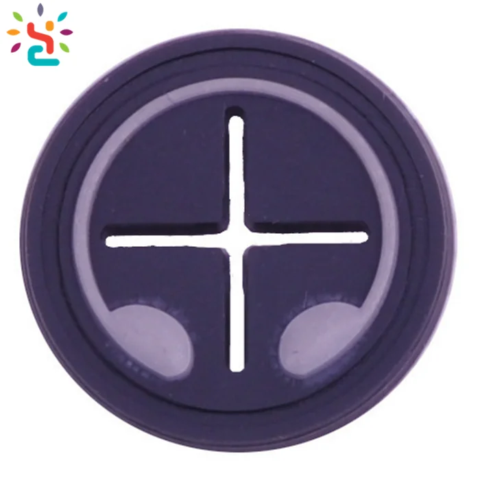 School Backpack Earphone Port PVC Rubber Patch Wholesale Custom Decorative PVC Rubber Patch for waist bags