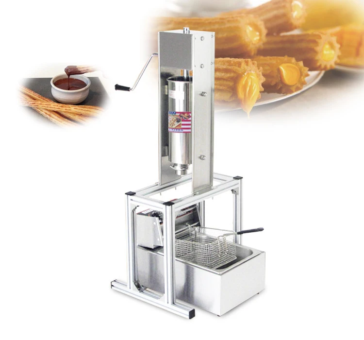 machines for making churros with fryer spanish churro machine Churros Maker with fryer 5L hot sale
