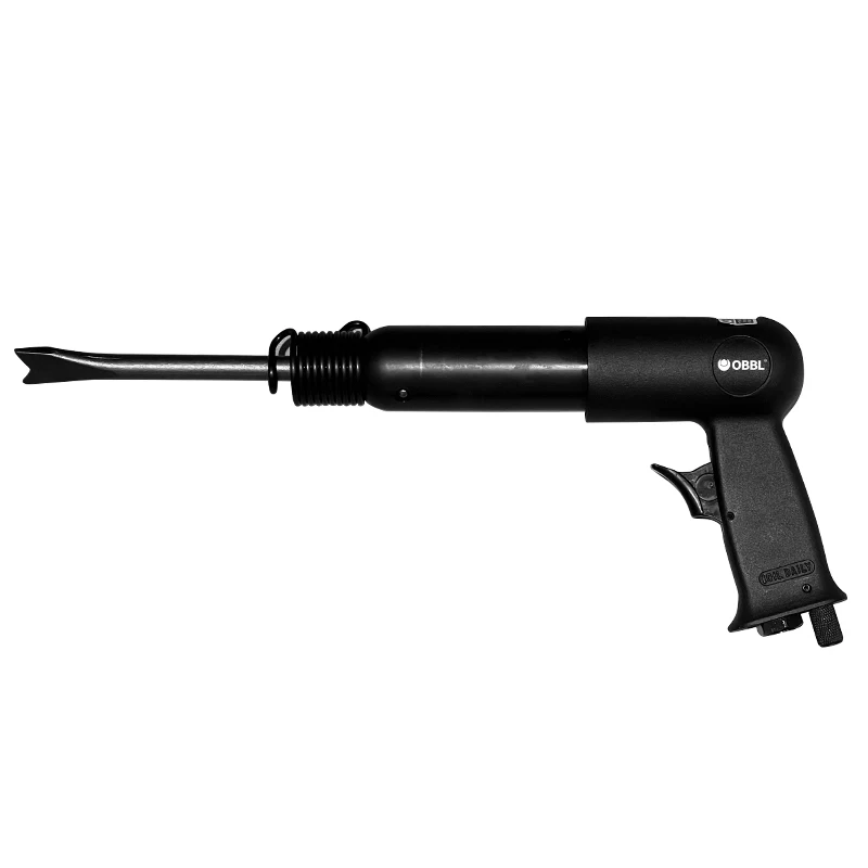 OBBL Heavy Duty 250mm Air Hammer Chisel Tool Kit Set Pneumatic Gun with 5 Chisel