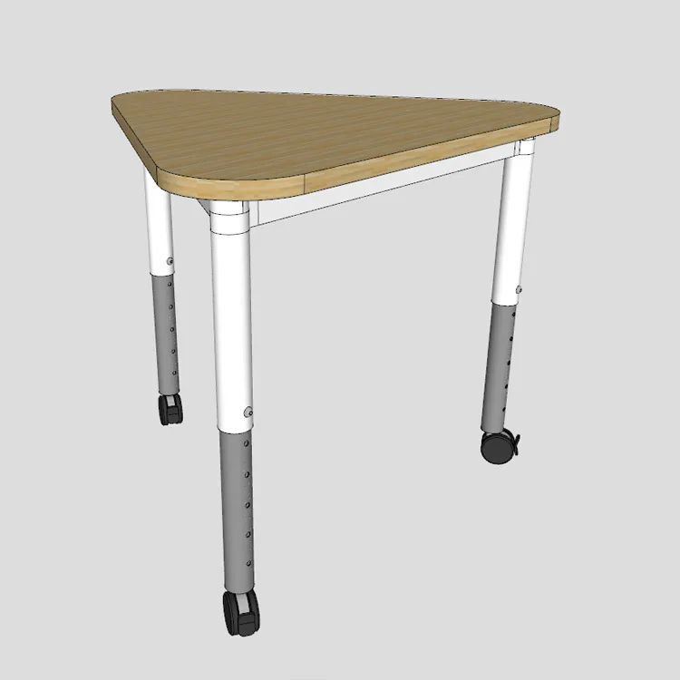 Школьная Регулируемая металлическая круглая ножка стола для детей