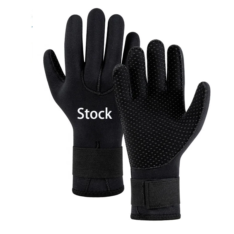 chinese factory ready to ship black swimming customized logo diving thick sport Various Type Neoprene Fishing Gloves Waterproof