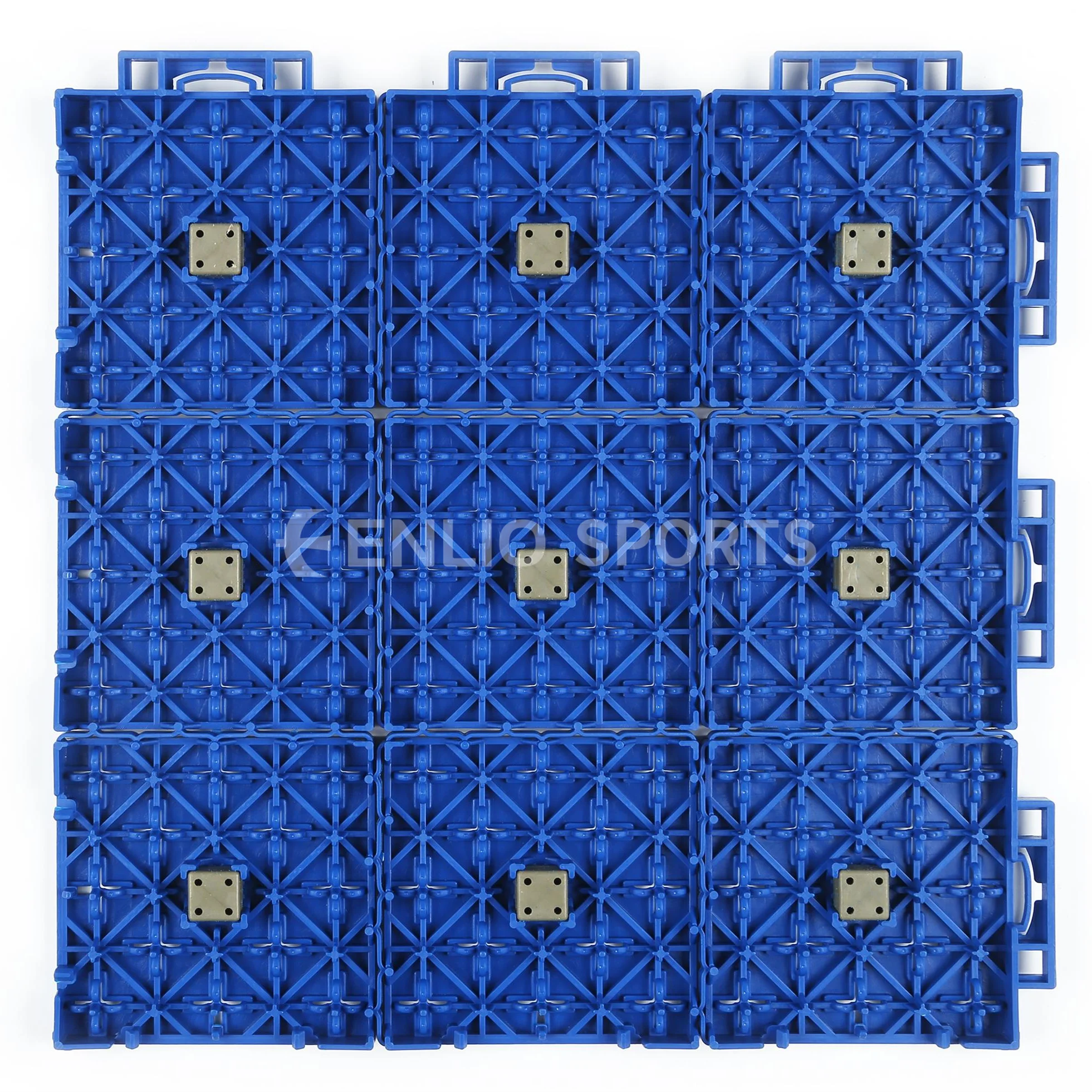 Enlio High Quality Sports Flooring Easy Assembled Pp Sports Floor Interlocking Floor For Outdoor Basketball Badminton