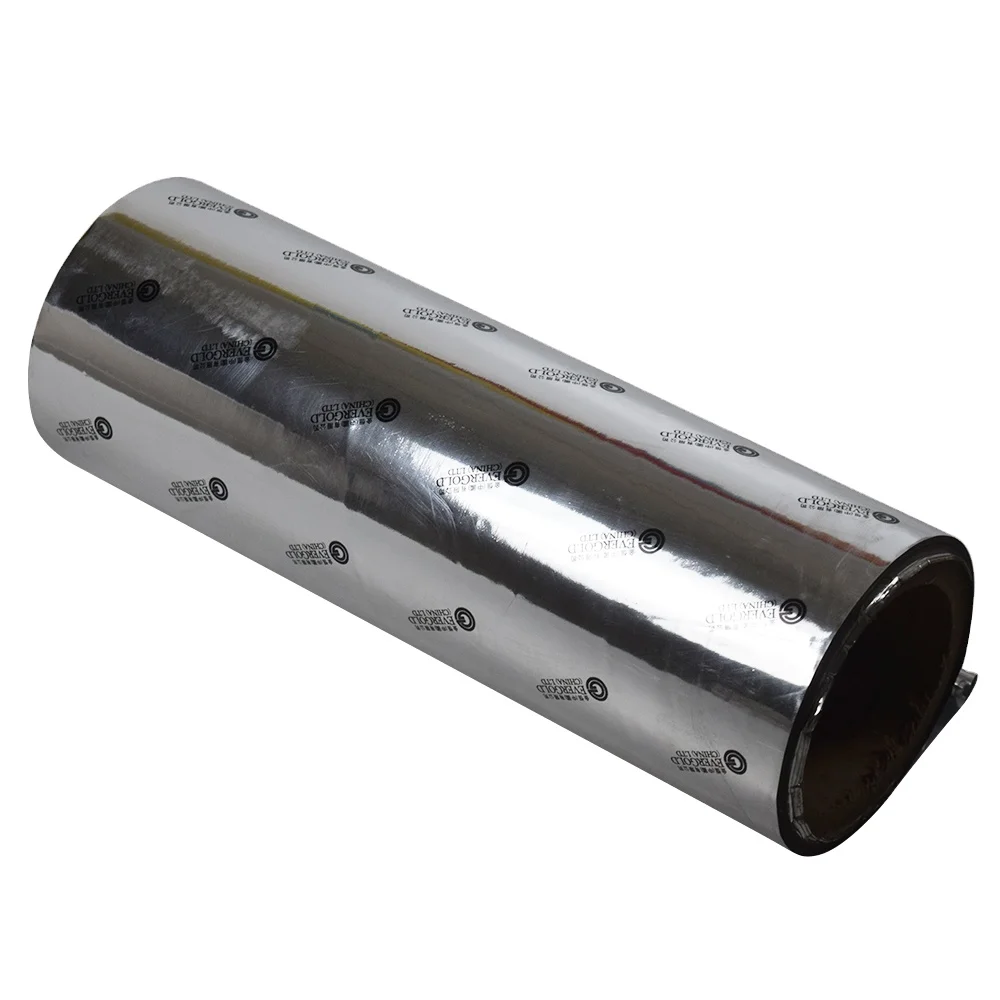 8 микрон vmpet алюминиевая пленка, покрытая 3gpe композитной жемчужной хлопковой специальной пленкой горячего прессования.