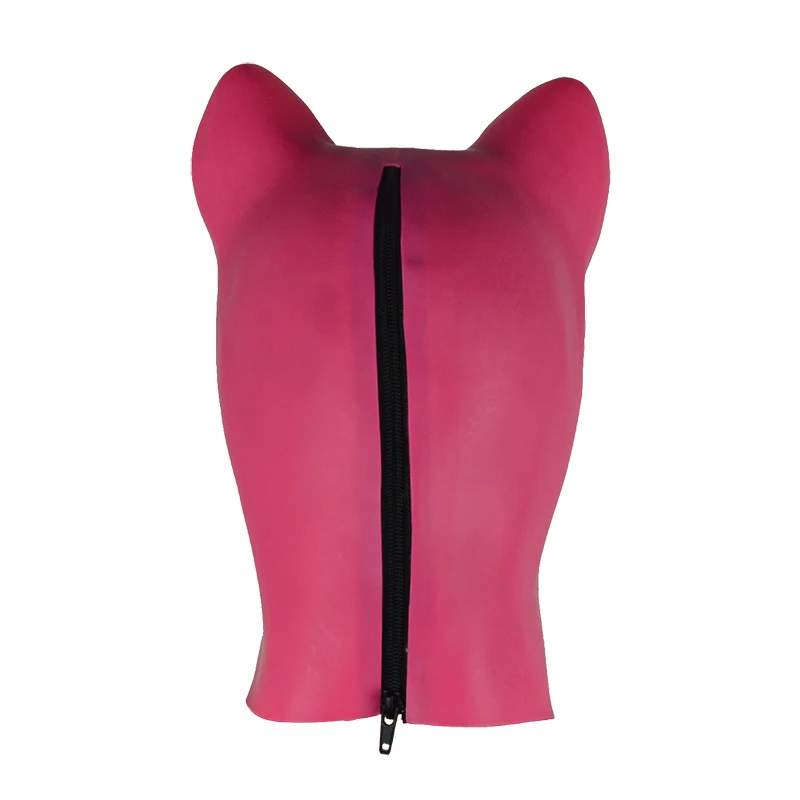 Bondage Hood Couples Dog Latex Fetish Mask Cosplay Sex Headgear Costumes Latex Bdsm