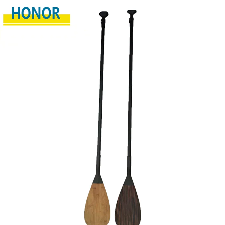 Высококачественное бамбуковое весло для серфинга Honor 2 шт. регулируемое с текстурой древесины продажа