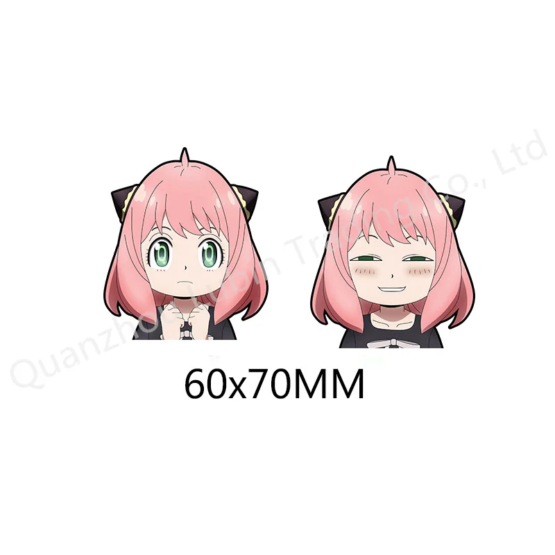 Newest Anime Design Spyxfamily 3D Motion Stickers Character Aniya Changing Phone Stickers Computer Pencil Case manga Decor