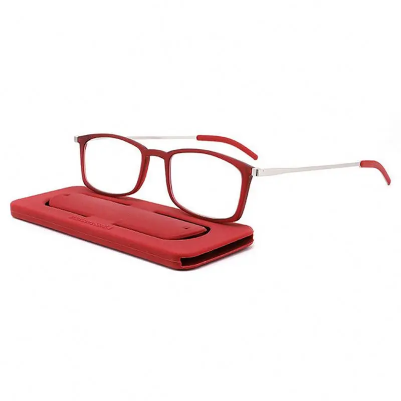 Adjustable Reading Glasses River Optical Blue Light Blocking With Phone Case