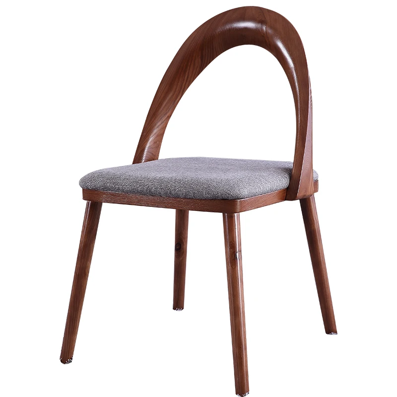 Wholesale Japanese Nordic Simple Modern Style Wooden Dining Chair For Restaurant Cafe Shop