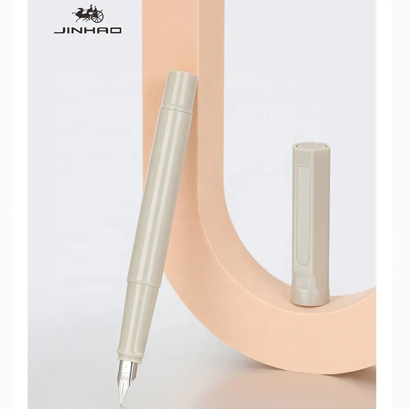 Jinhao 62 Plastic fountain pen with sticker notepad planner pen calligraphy student school signature fountain pen