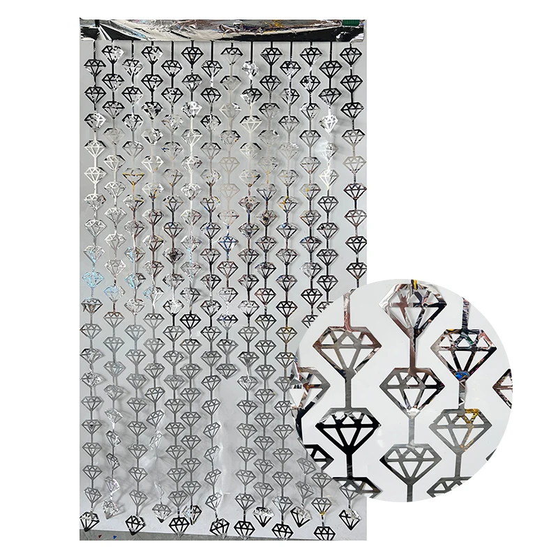 Водонепроницаемая цветная лазерная Алмазная занавеска, материал для домашних животных, такие случаи Пасхи, Хэллоуин, выпускной, новый год, День благодарения