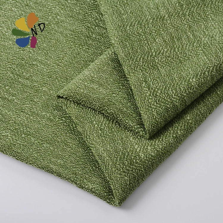 Home Textile 100% Polyester Wholesale Linen Fabric Sofa Linen Curtain material Faux Linen Fabric