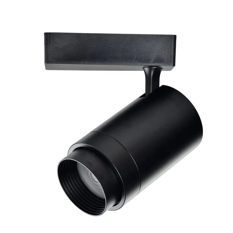 Indoor LED COB track light CE RoHS 20W 30w adjustable beam angle 30 to 60 degree