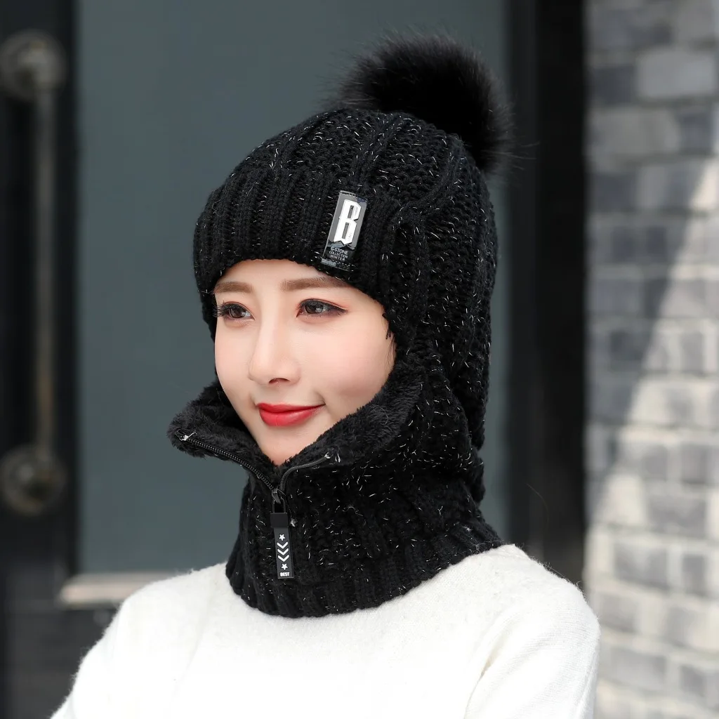 High Quality Custom Thick Winter Hats Chunky Hats Warm Cuffed Beanie Women Ribbed Knit Beanie Hats