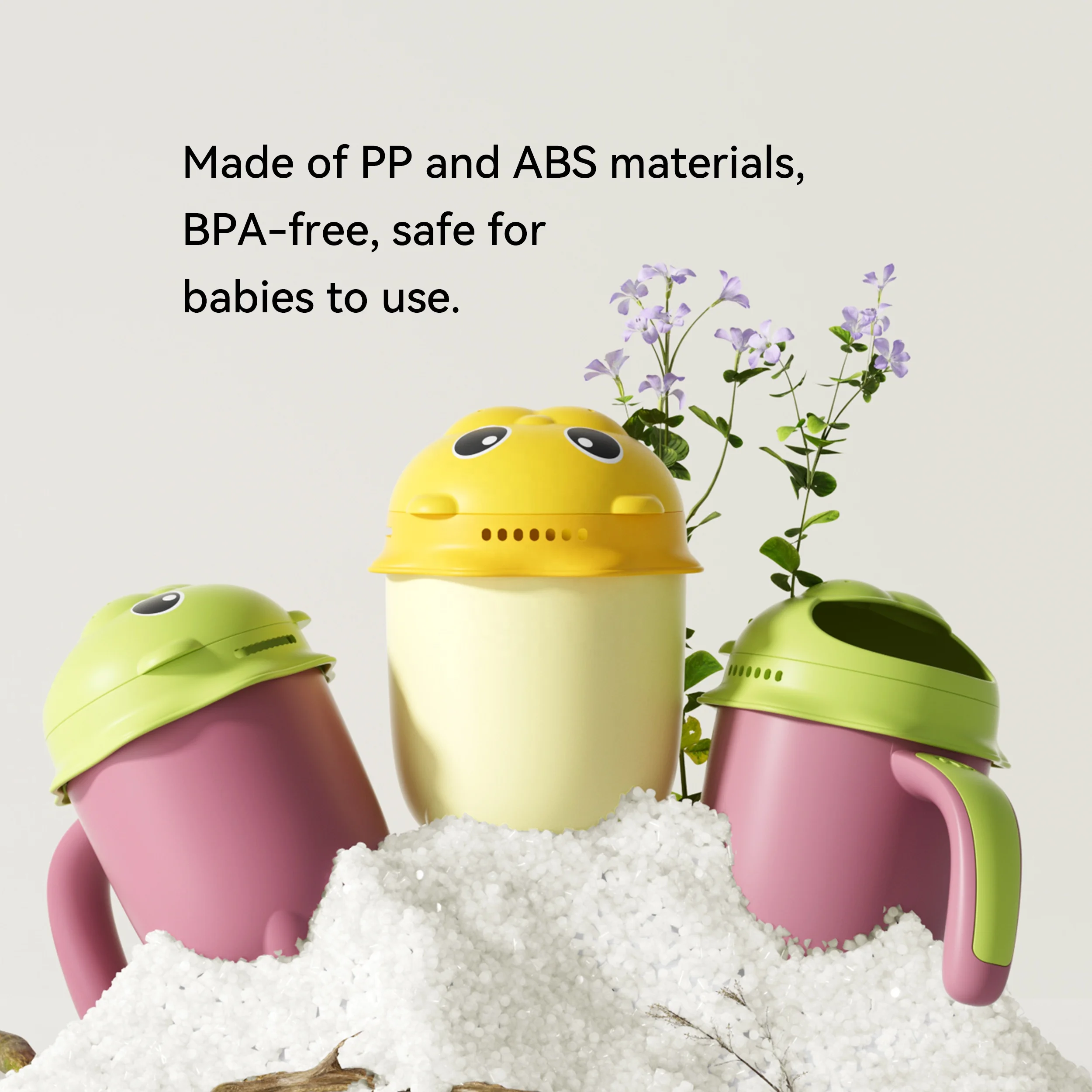 Children shampoo cup baby shower shampoo rinser for baby hair washing