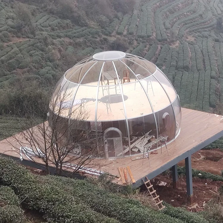 Professional Factory New Design Hard Polycarbonate Dome Geodesic Domes