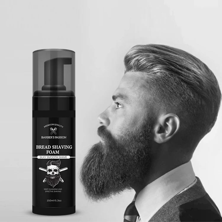 Private Label OEM organic Silky Smooth Shave ALCOHOL-FREE SULFATE-FREE Beard Shaving Cream Shaving Foam