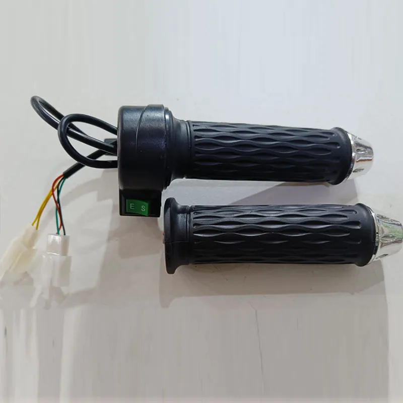 Universal Electric Motorcycle Bicycle Tricyle Twist Throttle Accelerator Refit Throttle Aluminum Alloy Rotatable Handlebar Grip