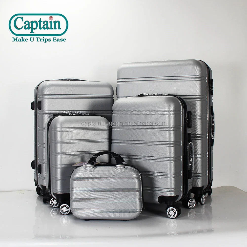 Customized TSA Lock Spinner Wheels Valise Travel Trolley Suitcases Family Luggage Set For Travel