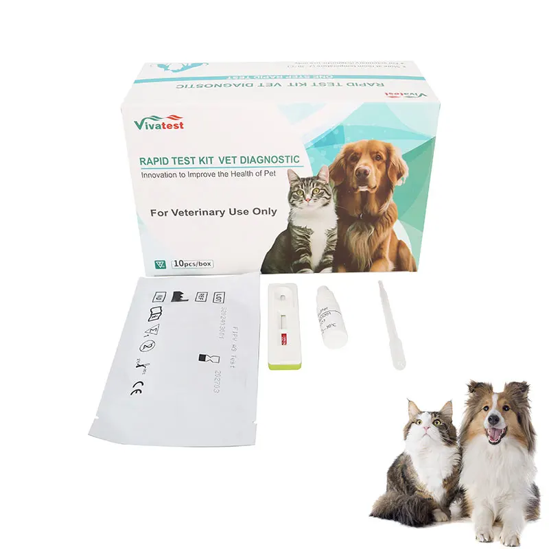 Vivatest ветеринарный набор для ухода за кошачьными болезнями, кошачьи FIPV Cat Fip Набор для быстрого тестирования животных