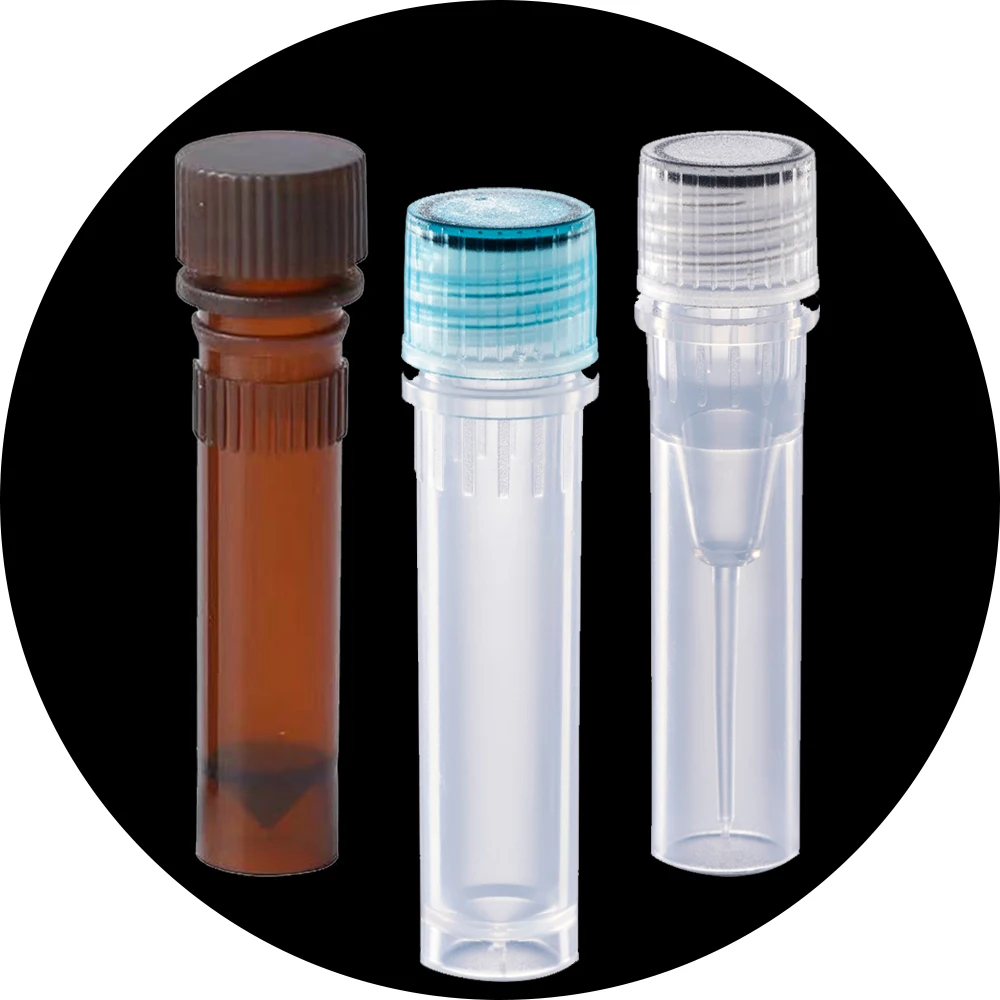 0.5ml 1ml 1.5ml 2ml Gamma Ray Sterile PP Cryovial Plastic Test Tubes Cryo Vials Tube